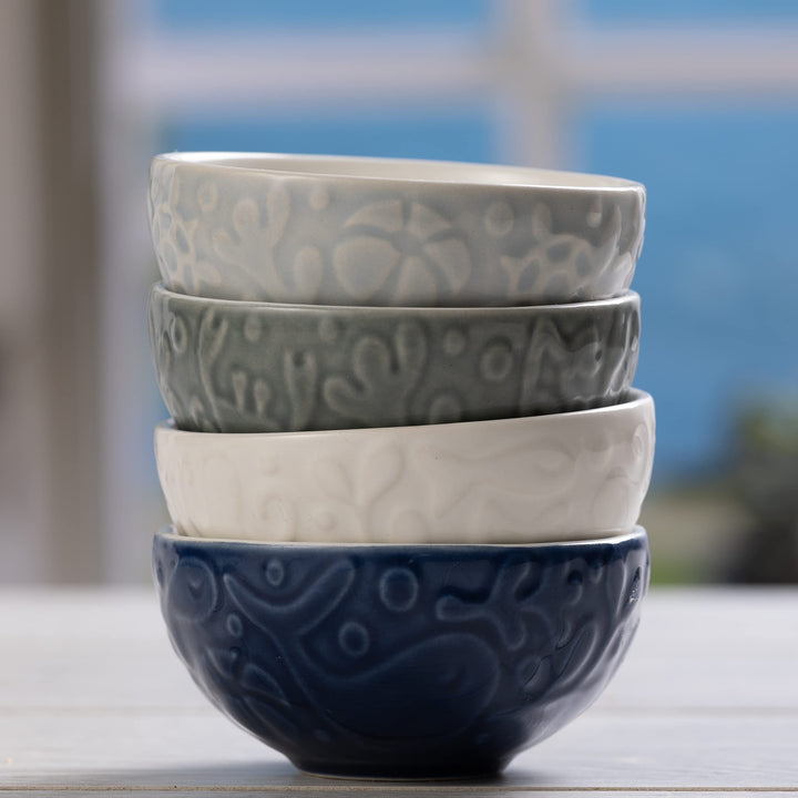 Nautical Set of 4 Prep Bowls