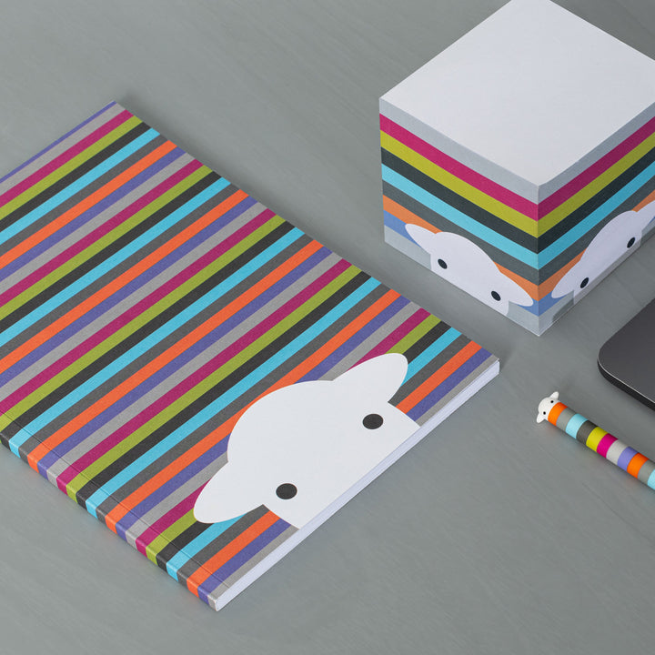 Herdy Peep Stripe A5 Notebook