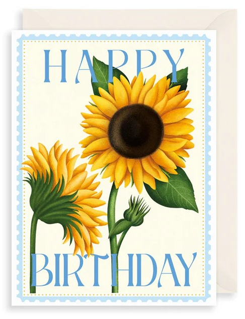 Sunflowers Birthday Greeting Card
