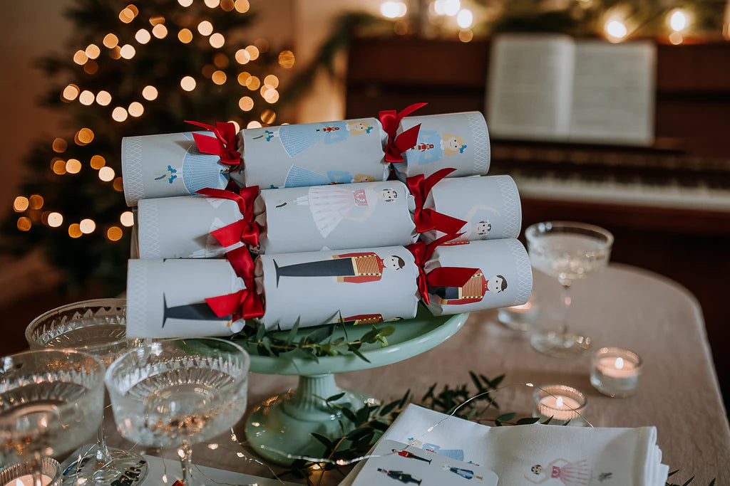 Nutcracker Luxury Christmas Crackers Box of 6