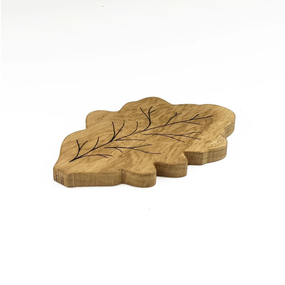 Oak Leaf Oak Pot Stand