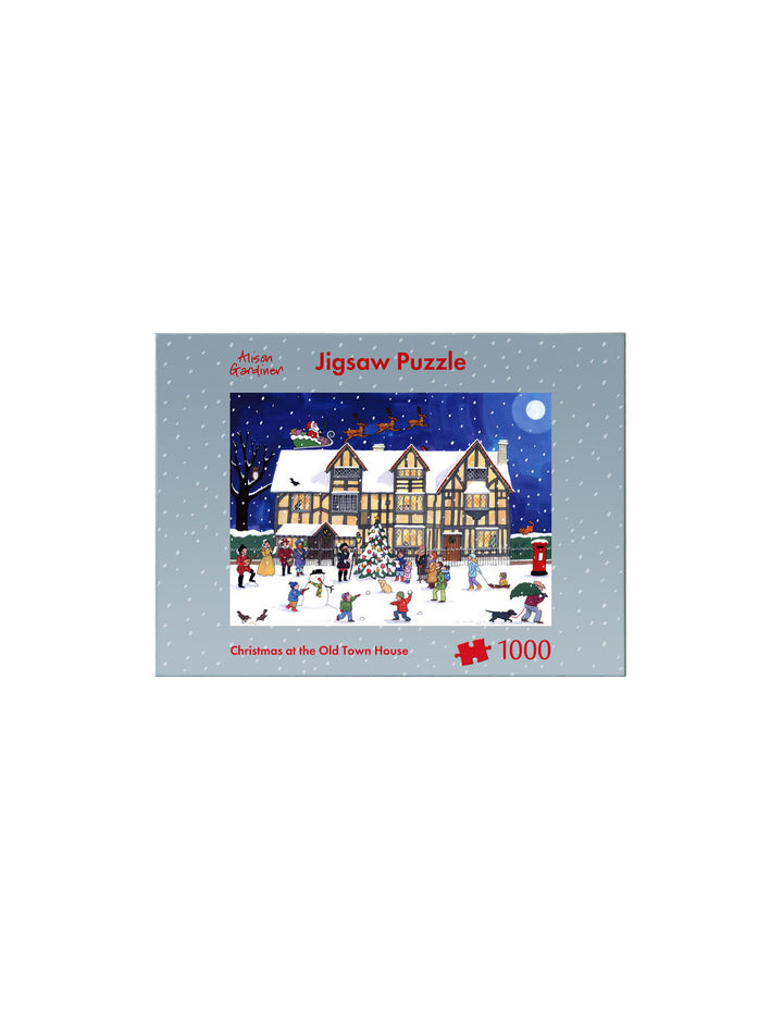 Christmas at the Old Town House Jigsaw Puzzle