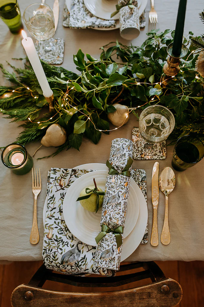 Partridge in a Pear Tree Luxury Christmas Crackers Box of 6