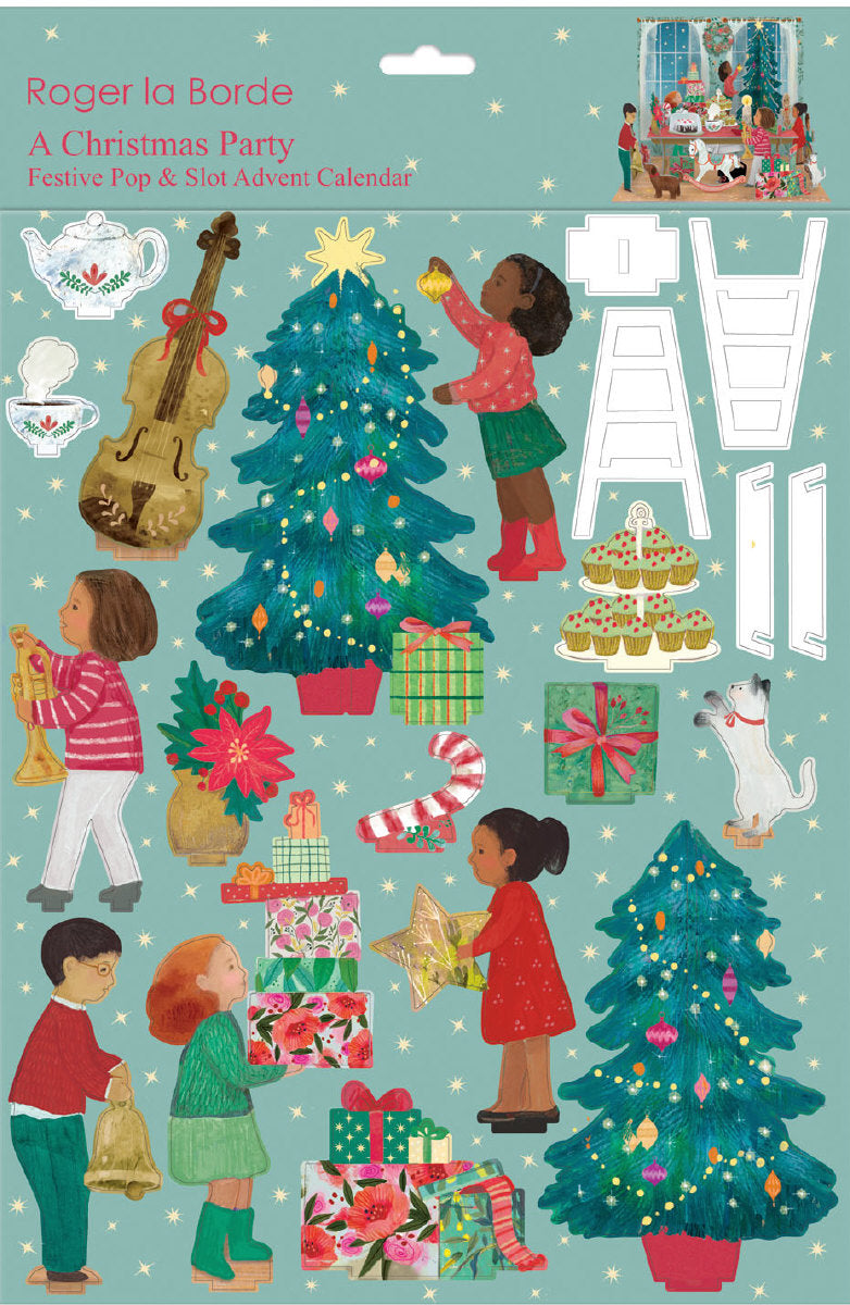 A Christmas Party Scene Pop and Slot Advent Calendar