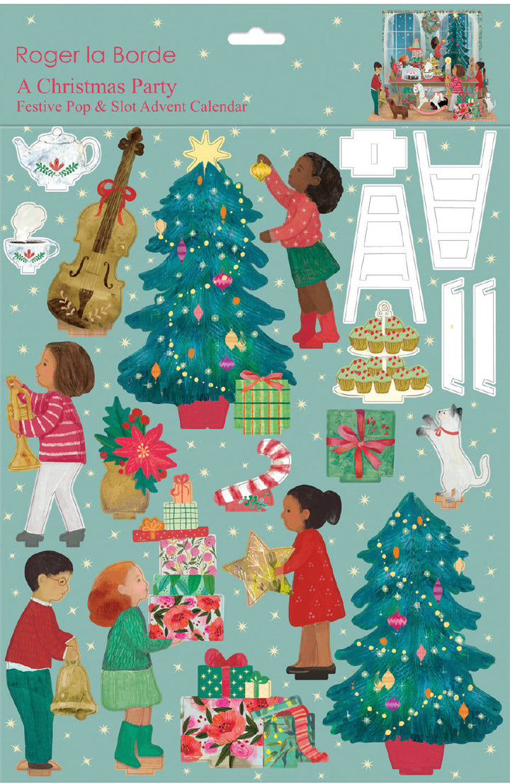 A Christmas Party Scene Pop and Slot Advent Calendar