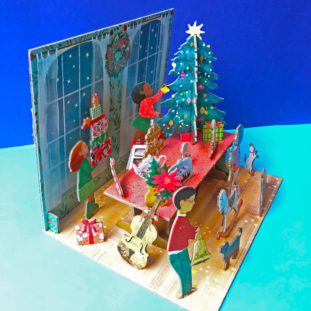 A Christmas Party Scene Pop and Slot Advent Calendar
