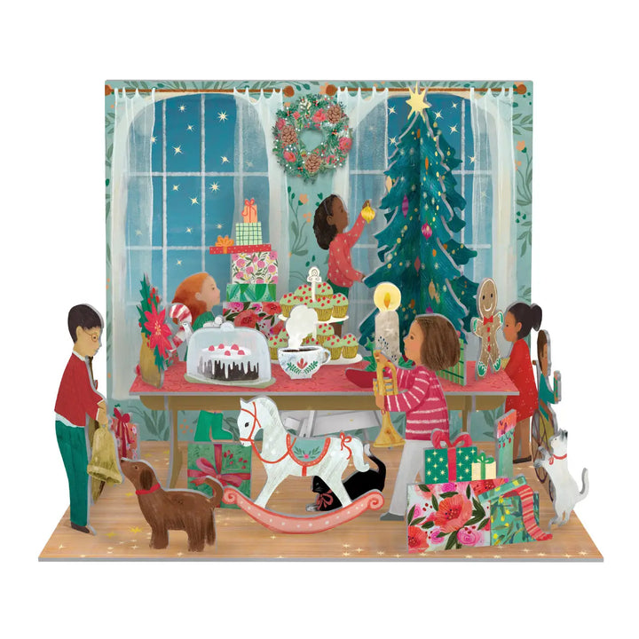 A Christmas Party Scene Pop and Slot Advent Calendar