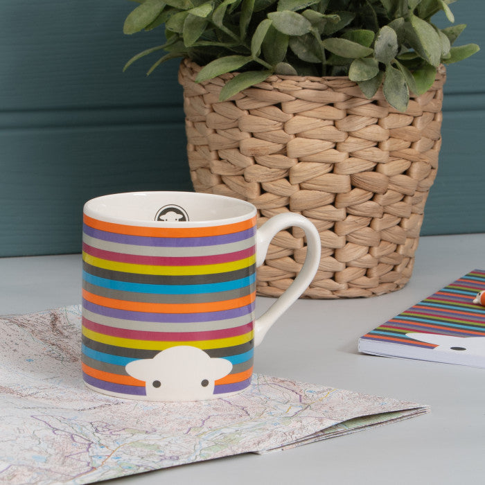 Herdy Peep Stripe Mug
