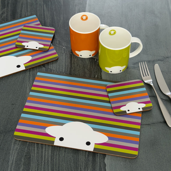 Herdy Peep Stripe Tablemat - Set of 4