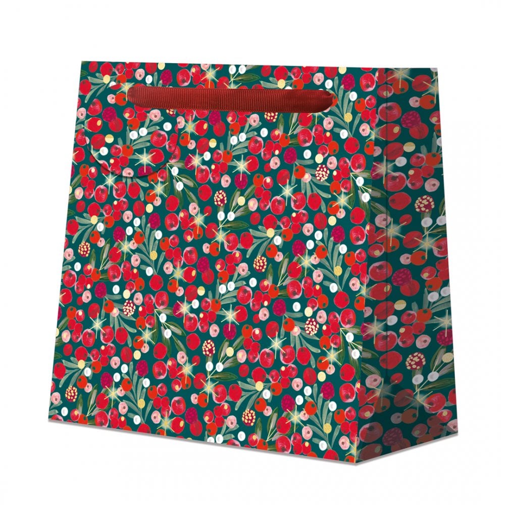Penny Kennedy Winter Berries Medium Gift Bag