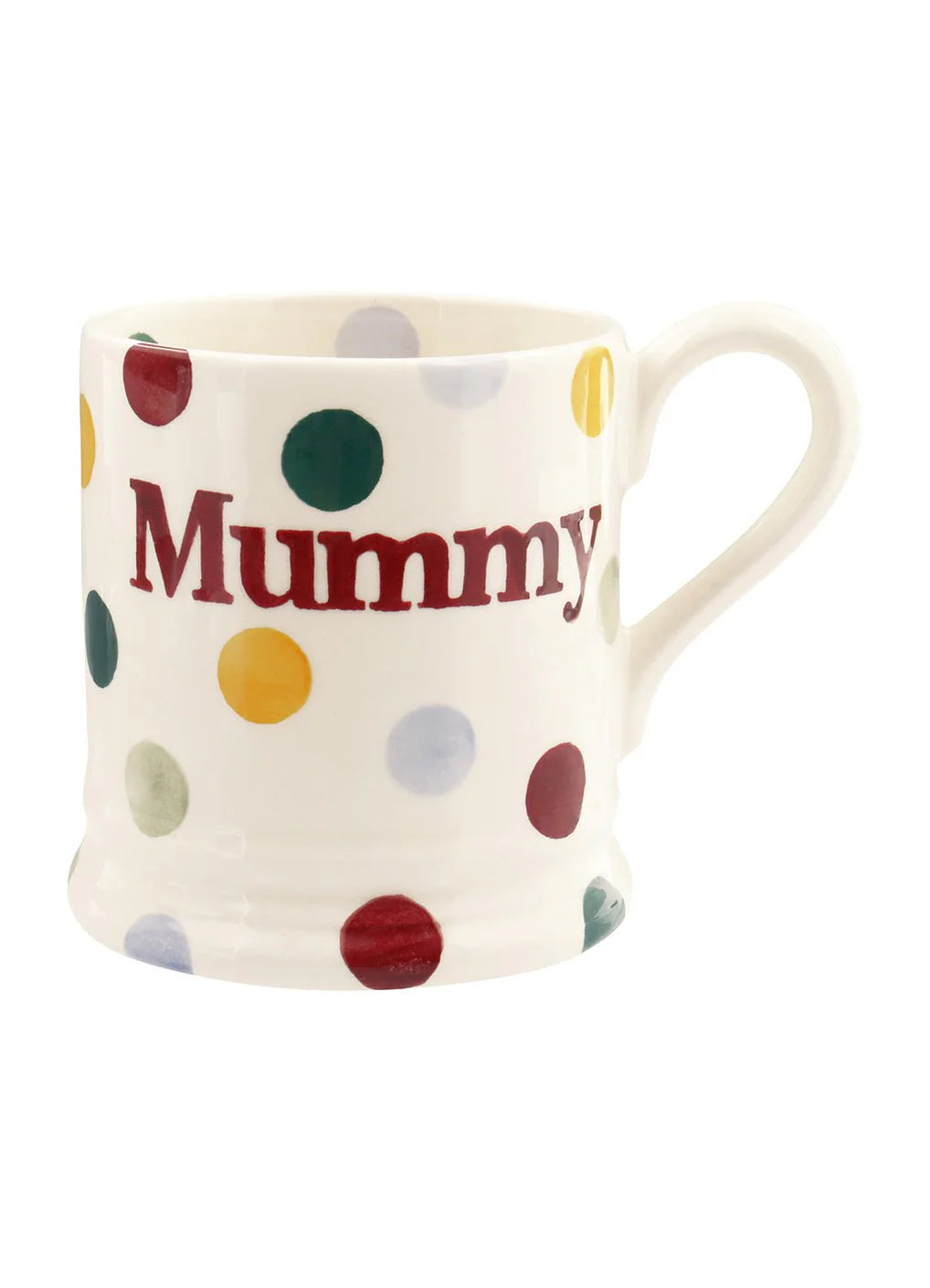 Polka Dot 'Mummy' 1/2 Pint Mug