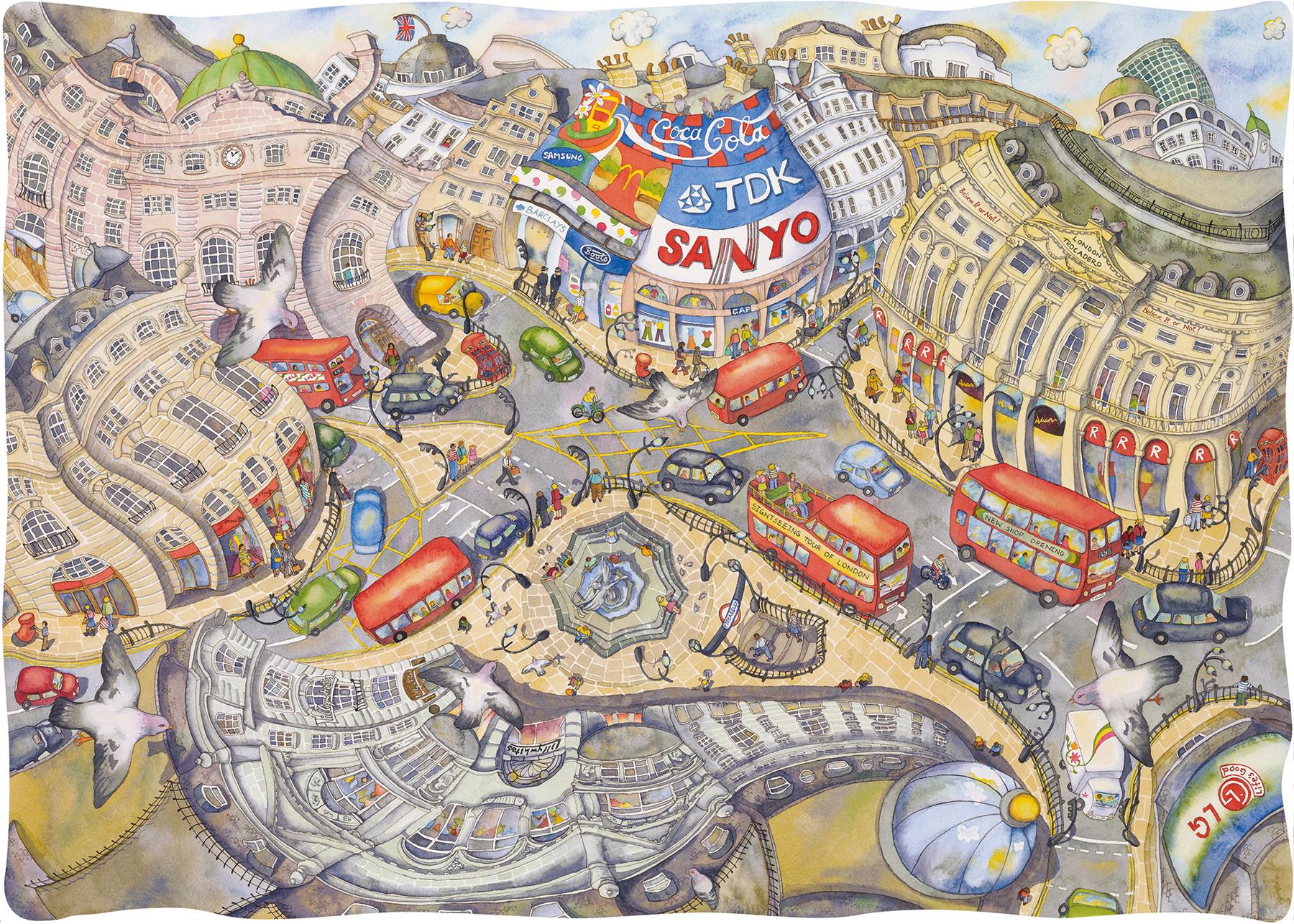 Piccadilly Circus 1000 Piece Jigsaw Puzzle