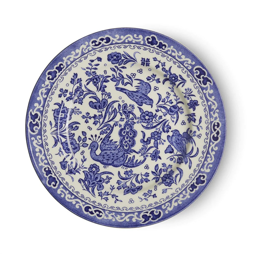 Blue Regal Peacock Plate 7 in