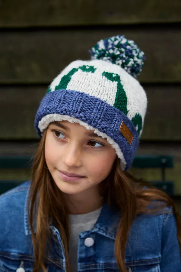 Kids Animal Bobble Hat - Nessie