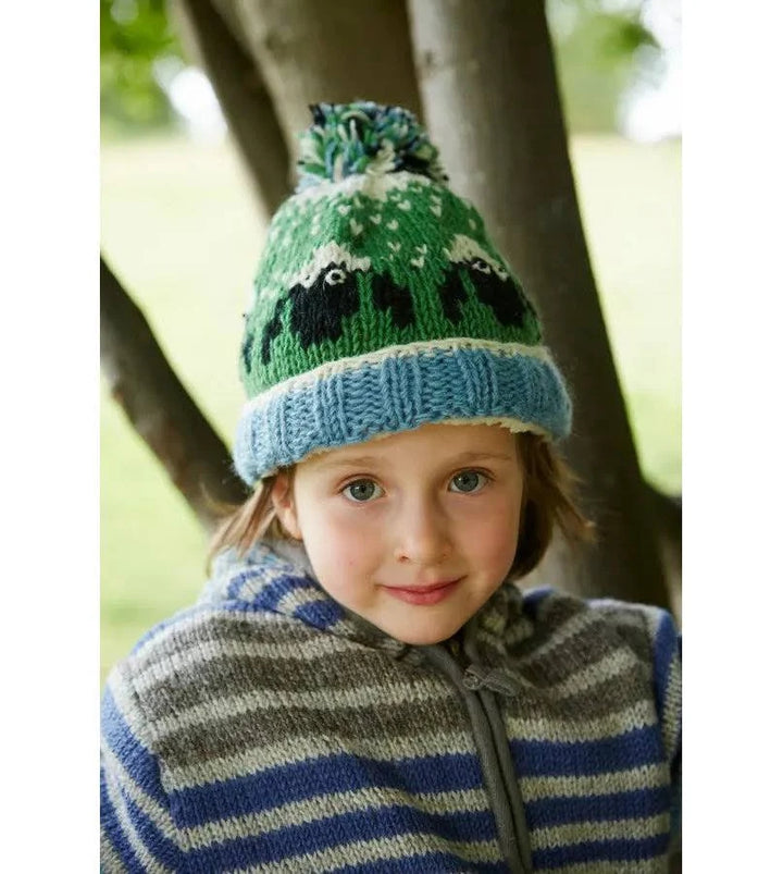 Kids Animal Bobble Hat - Sheep