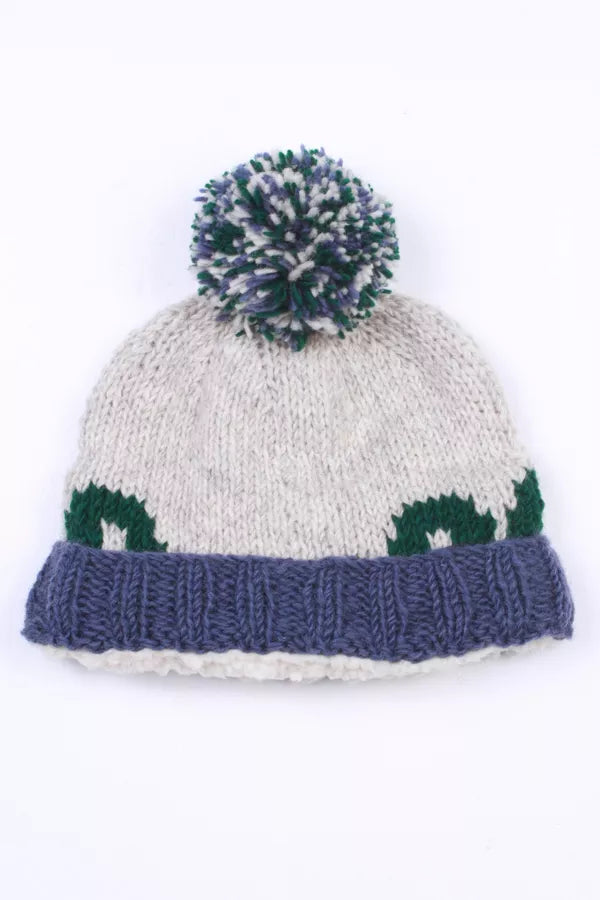 Kids Animal Bobble Hat - Nessie