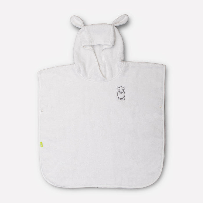 Herdy Baby Poncho - White