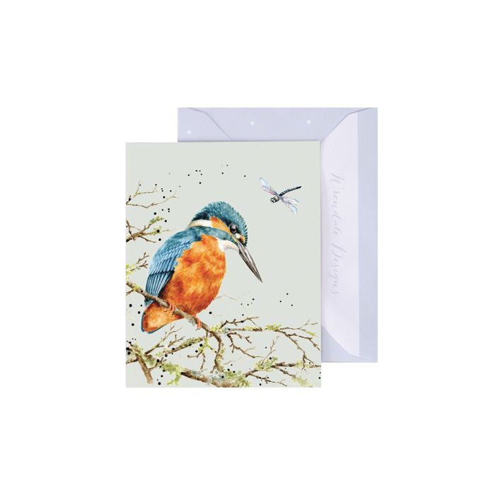 'Pond Dipping' Kingfisher Gift Enclosure Card
