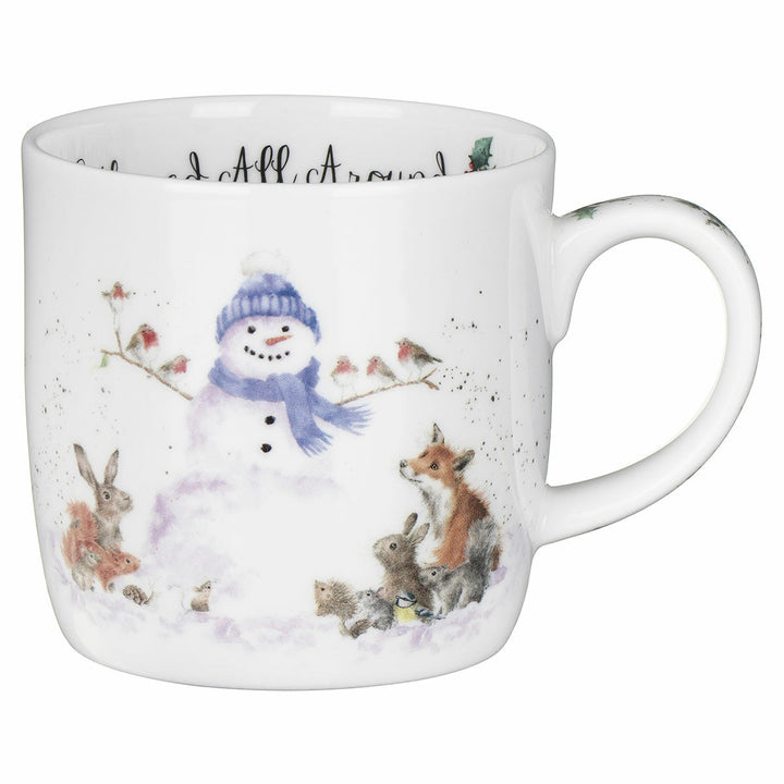 'Gathered All Around' Small Bone China Mug (11oz)