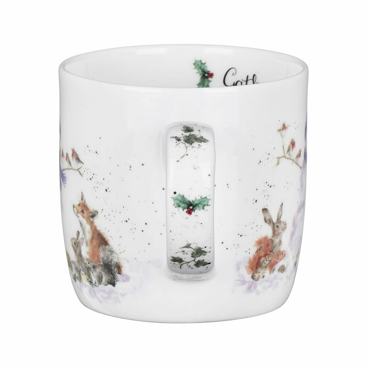 'Gathered All Around' Small Bone China Mug (11oz)