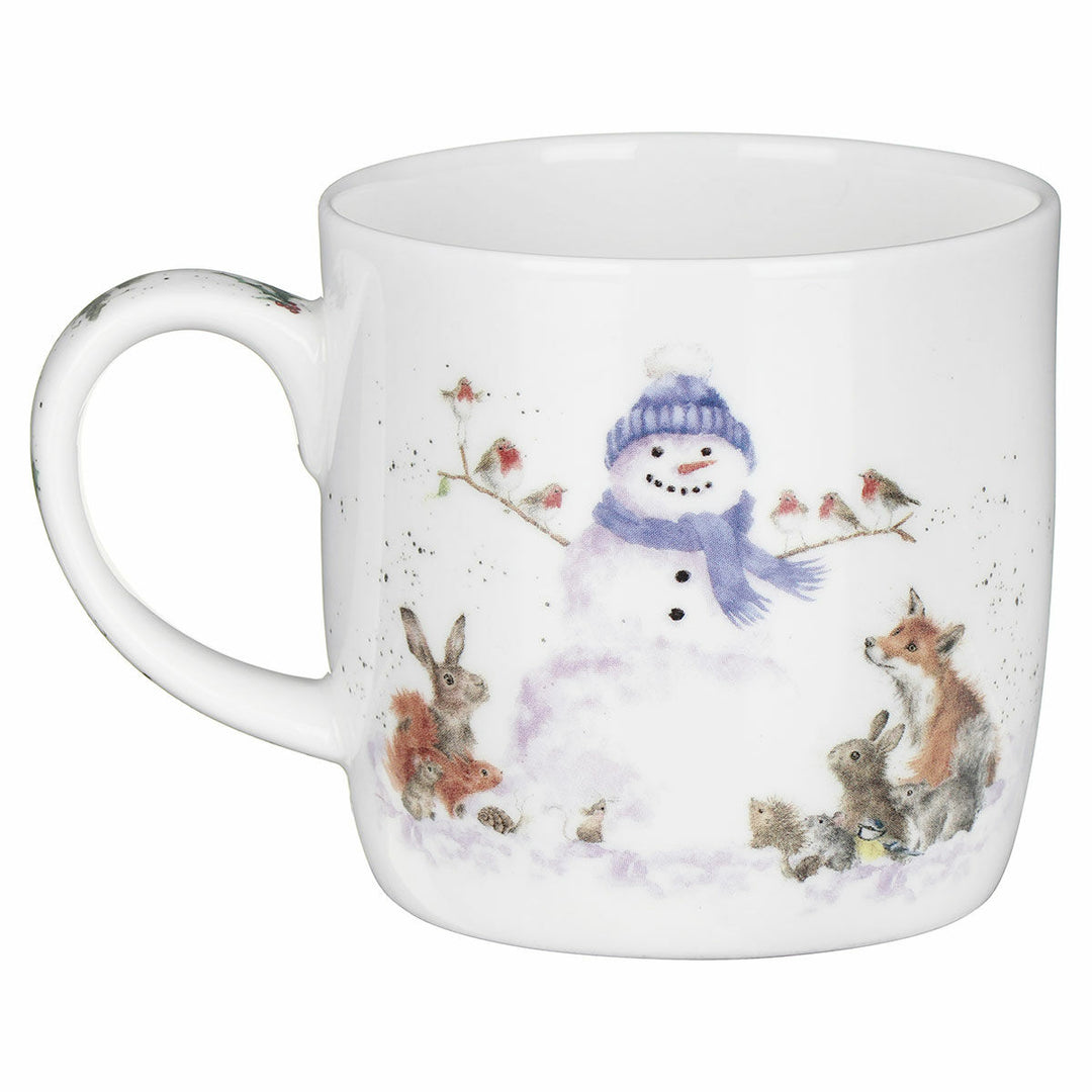 'Gathered All Around' Small Bone China Mug (11oz)