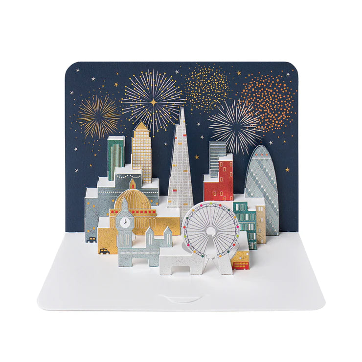 London Skyline Pop Out Greeting Card
