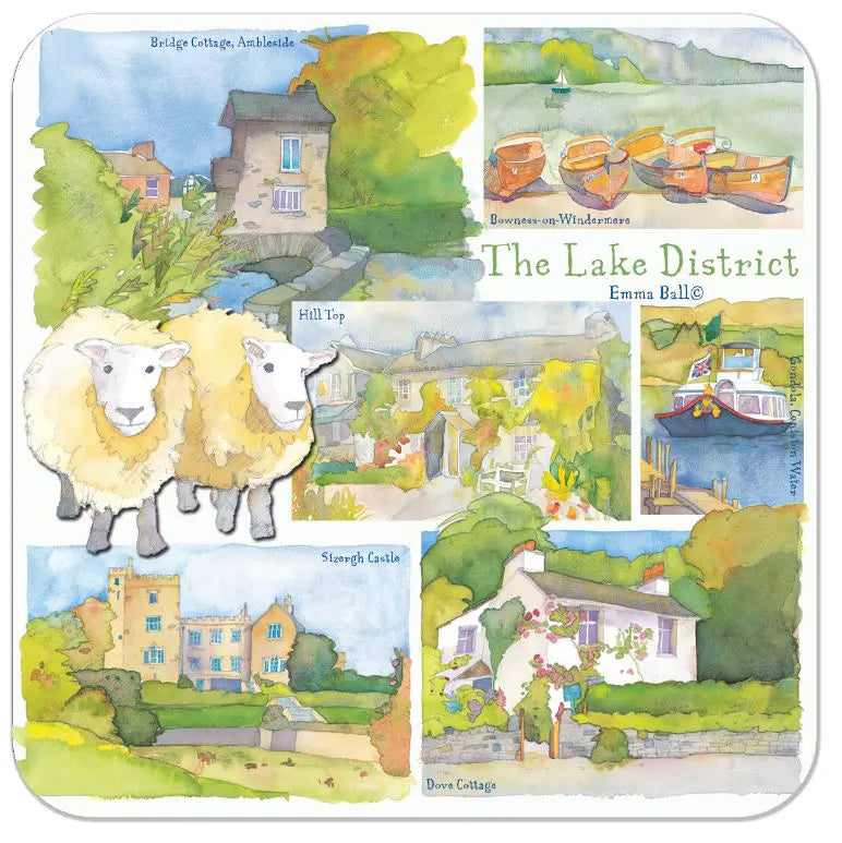 The Lake District Coasters - Set of 4