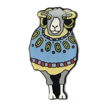 Sheep in Sweaters Enamel Pin in a Tin