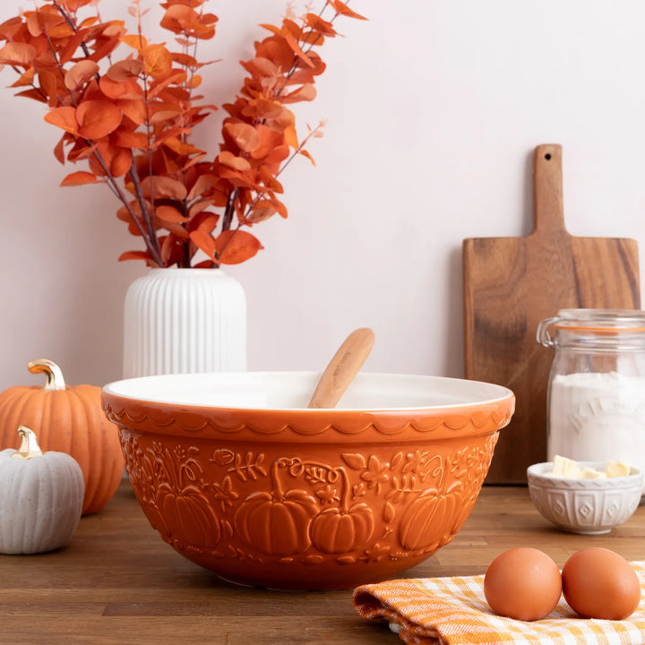 Pumpkin Orange Mixing Bowl - Size 12