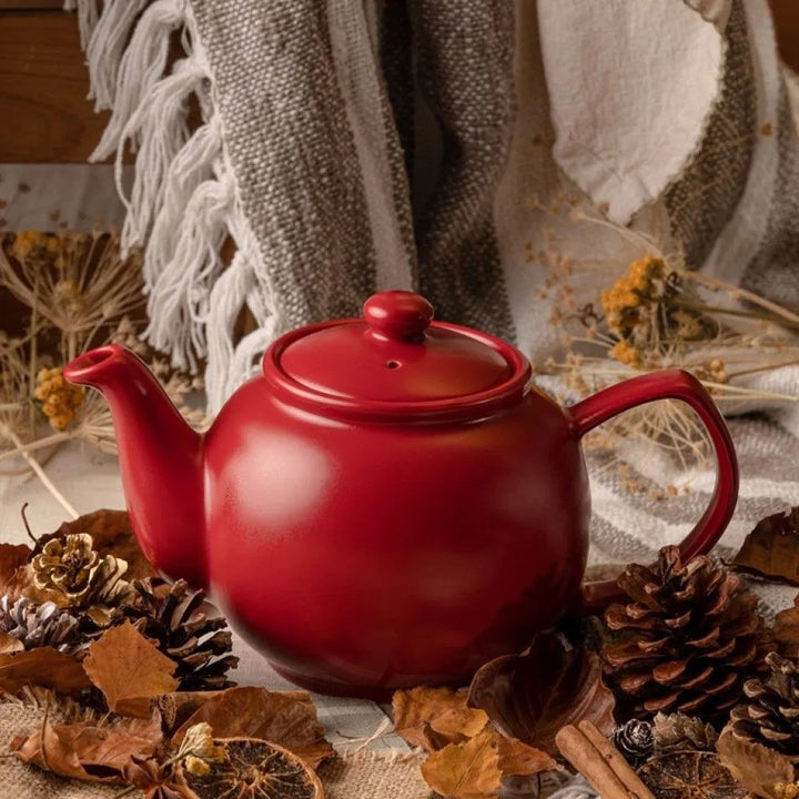 Red 6-cup Teapot