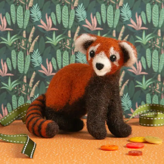 Red Panda Needle Felting Kit
