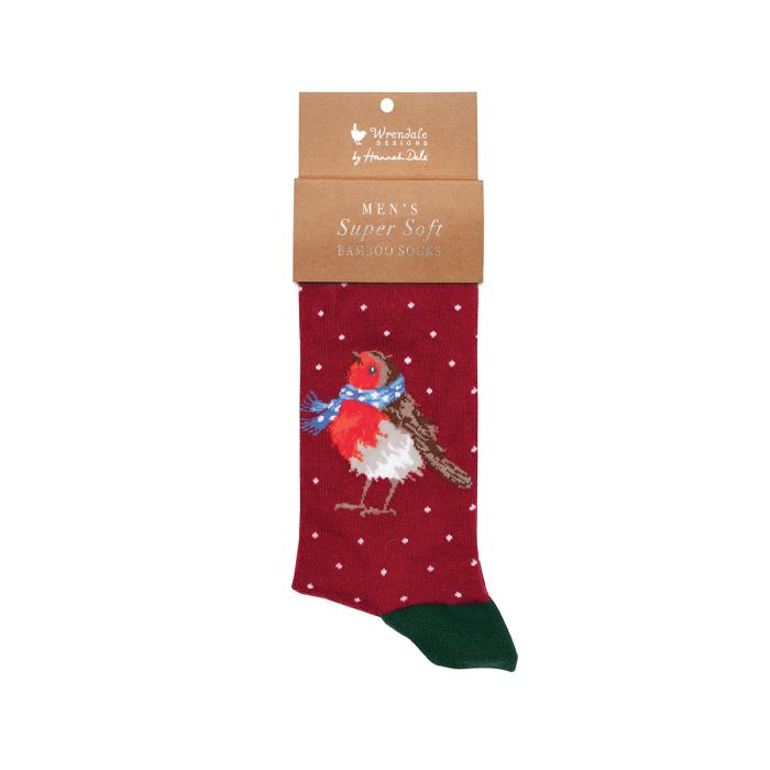 'Season's Tweetings' Robin Socks