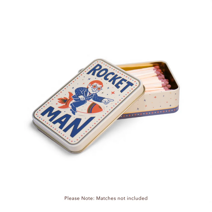 "Rocket Man" Match Tin