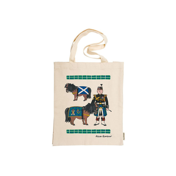 Scottish Pipers Canvas Tote Bag