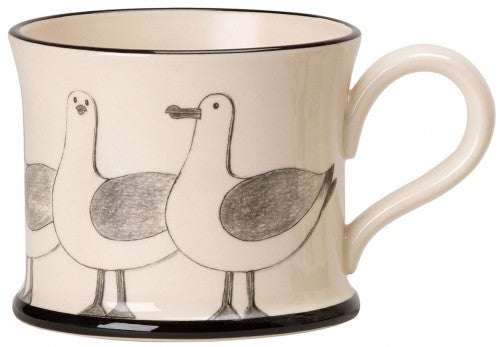 Sea Gulls (Devon) Mug by Moorland Pottery