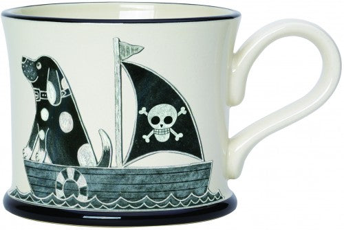 Sea Dog - It's a Dog's Life Mug by Moorland Pottery