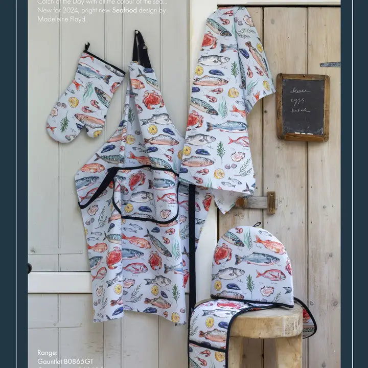 Seafood Cotton Tea Towel