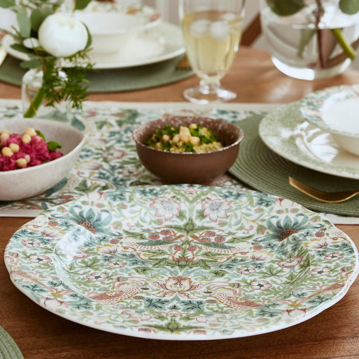 William Morris Co. Strawberry Thief Serving Plate