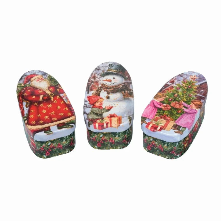 Nostalgia Vintage Christmas Oval Tins