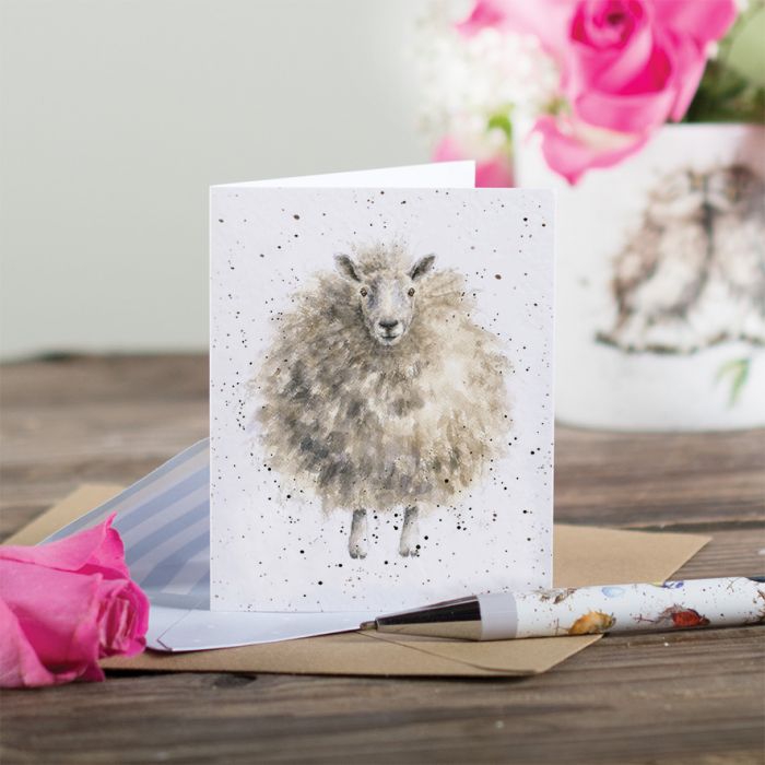 'The Woolly Jumper' Sheep Enclosure Card