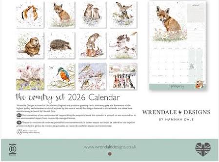 "The Country Set" Landscape Calendar 2026