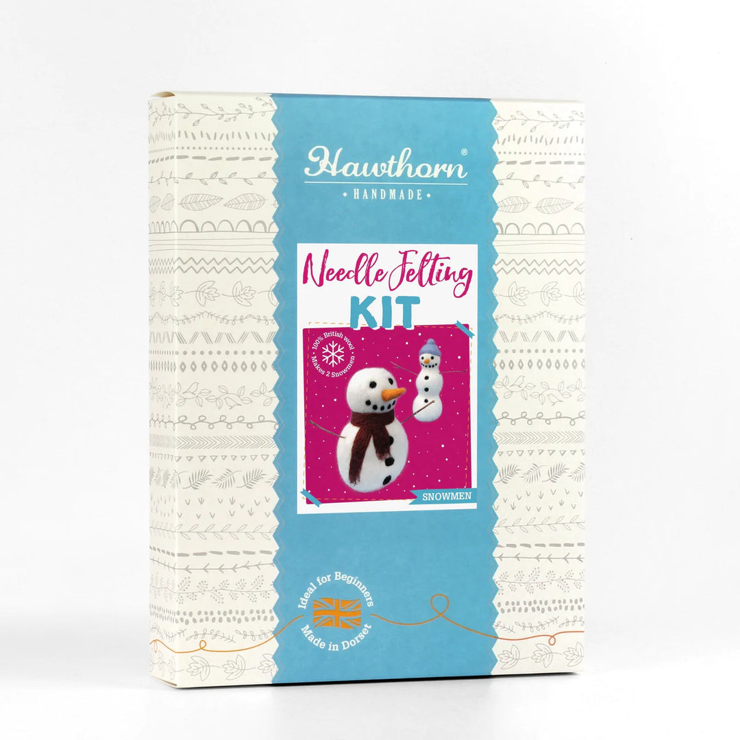 Snowmen Needle Felting Kit