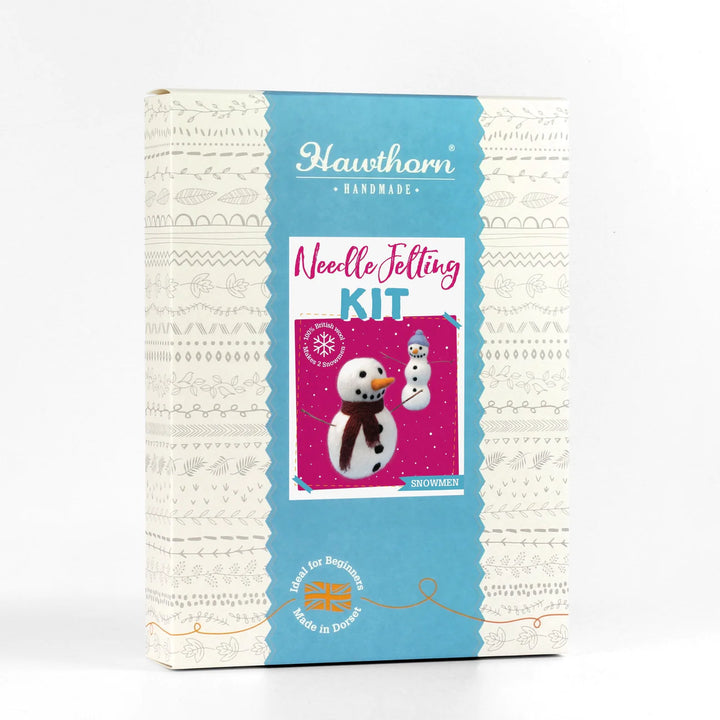Snowmen Needle Felting Kit