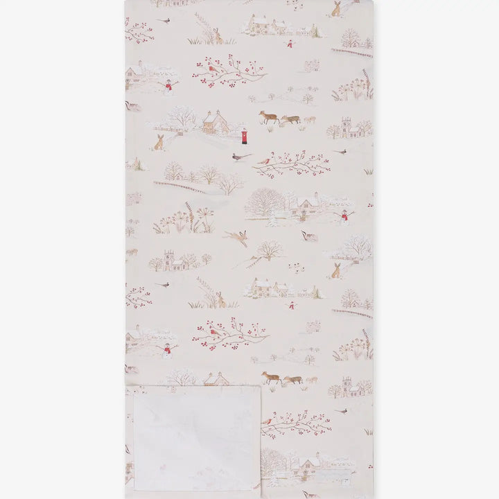 Snowy Village Table Runner Short Length