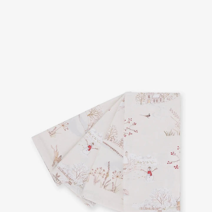 Snowy Village Napkins - Set of 4