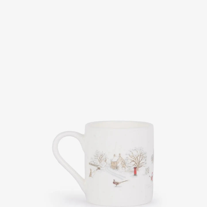 Snowy Village Mini Mug Bauble