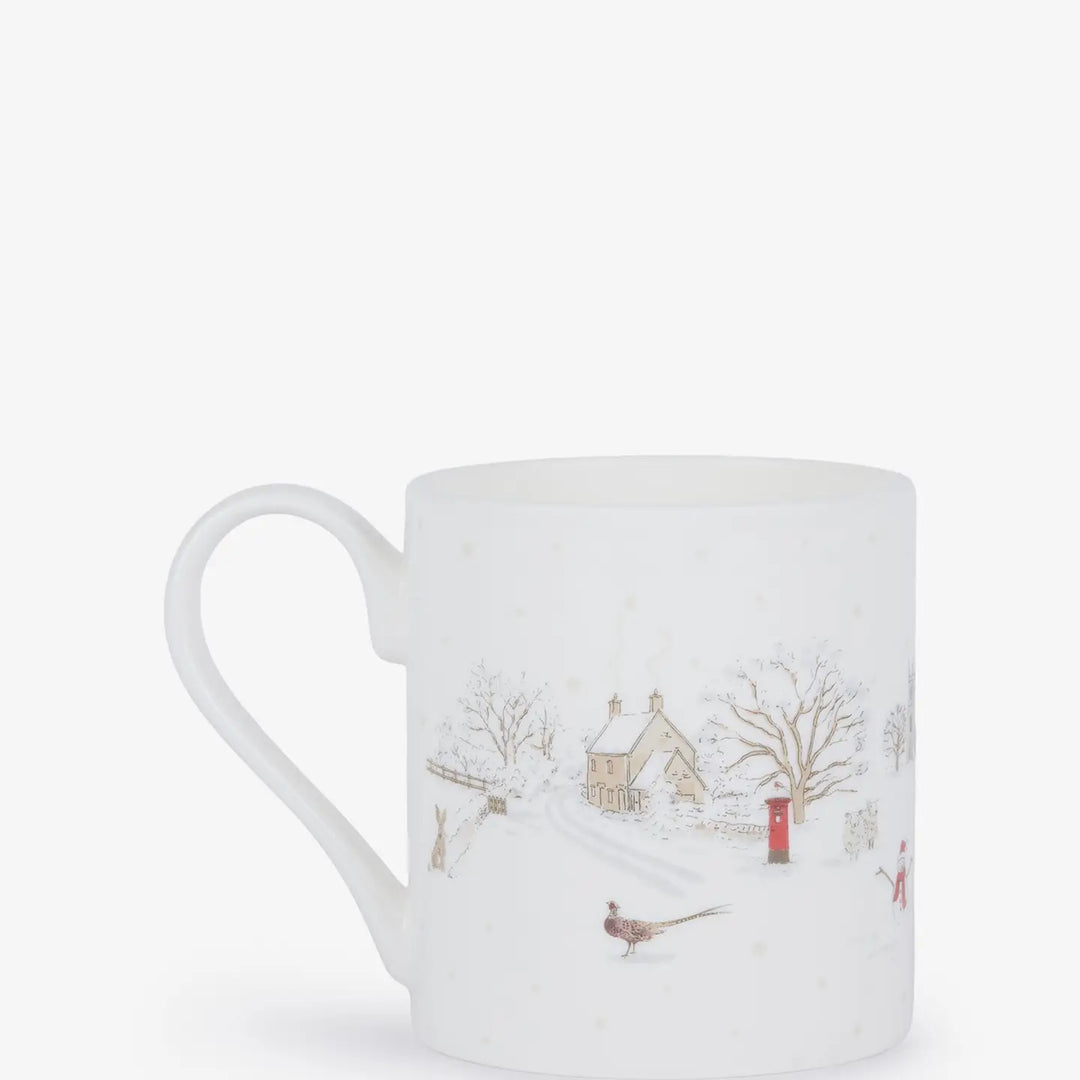 Snowy Village Mug