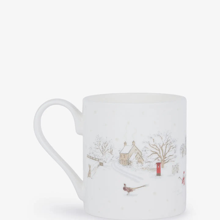 Snowy Village Mug