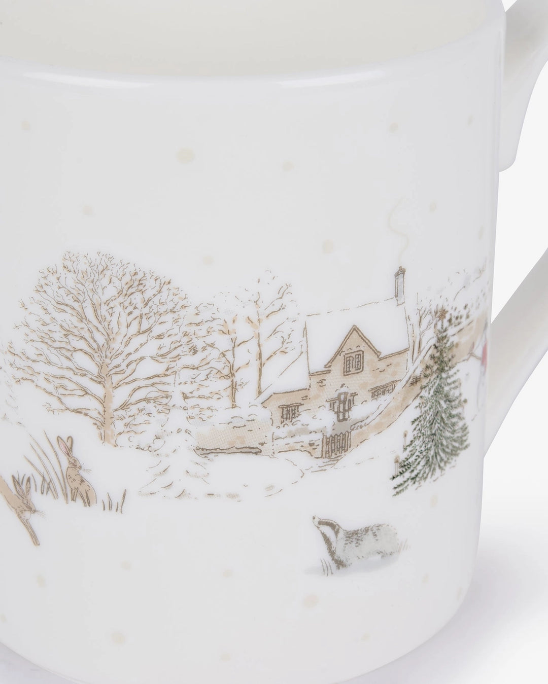 Snowy Village Mug