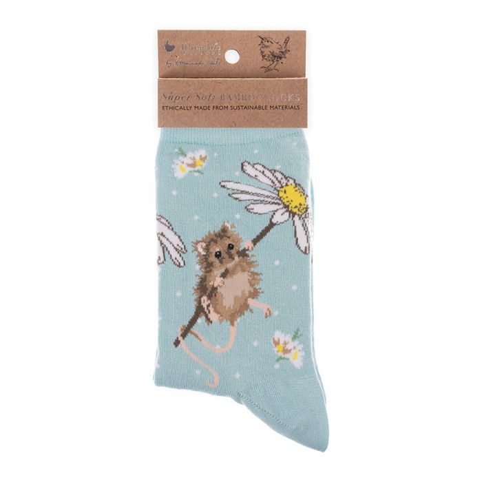 'Oops A Daisy' Mouse Women's Socks